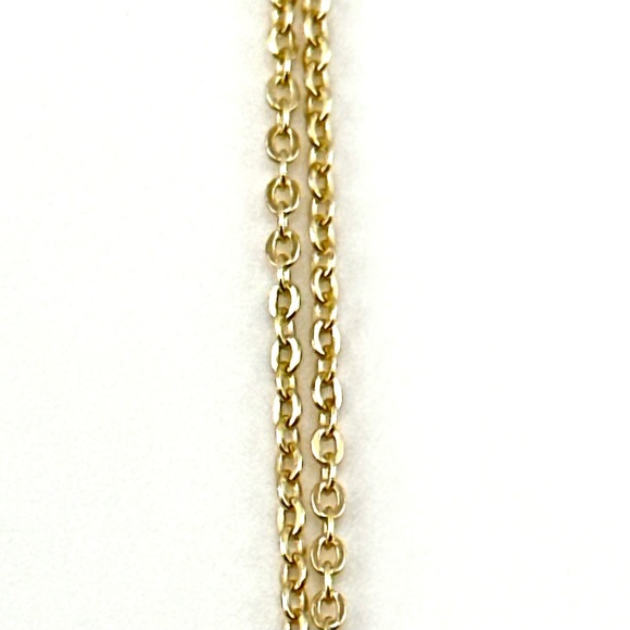 18K Gold Plated over 925 Sterling Silver Hamsa Pendant Necklace - Picture 6 of 9